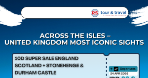 10D SUPER SALE ENGLAND SCOTLAND + STONEHENGE & DURHAM CASTLE