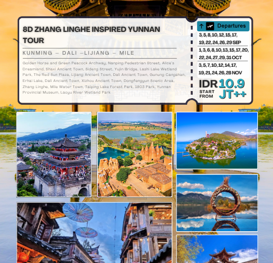 8D ZHANG LINGHE INSPIRED YUNNAN TOUR